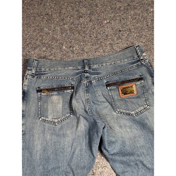 Vintage D&G Dolce Gabbana Jeans Made in Italy Men's Size L / 100% Cotton - Picture 6 of 9